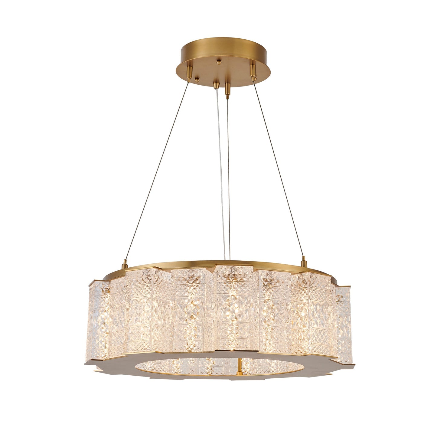 Aspen Crystal Glass Linear Chandelier