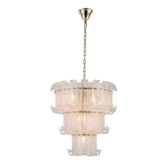 Venezia Crystal Glass Round Chandelier