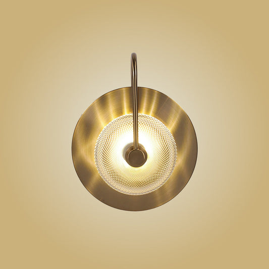 Victor Striped Glass Plate Wall Lamp