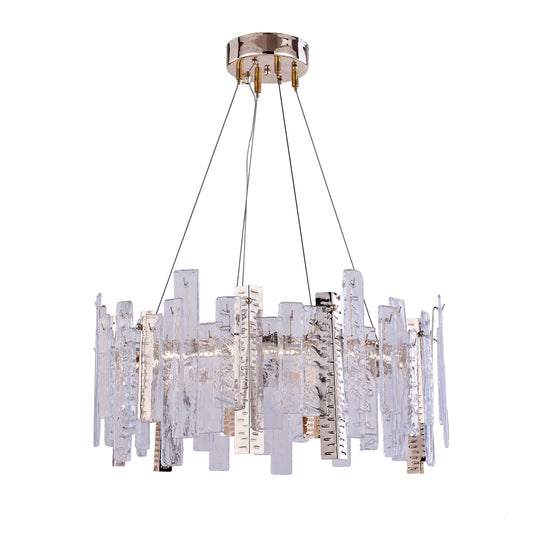 Bristol Crystal Glass Round Chandelier