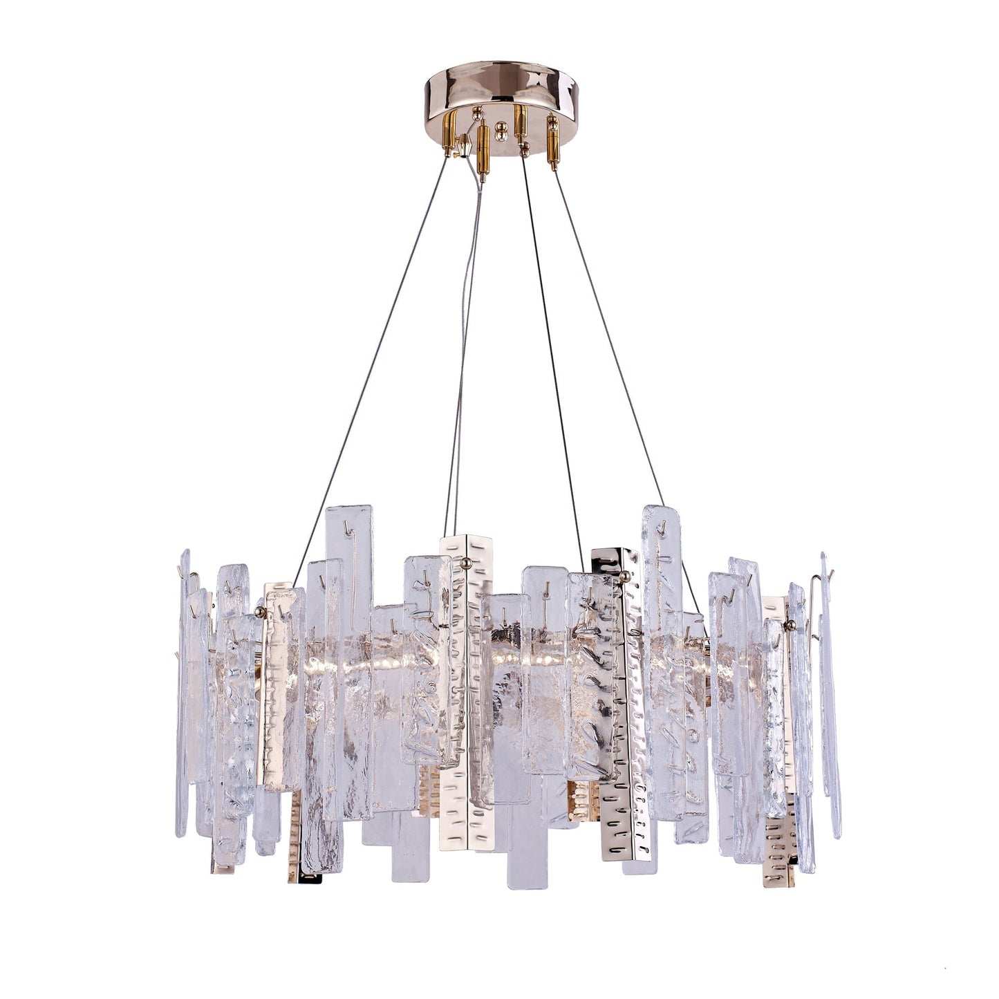 Bristol Crystal Glass Linear Chandelier
