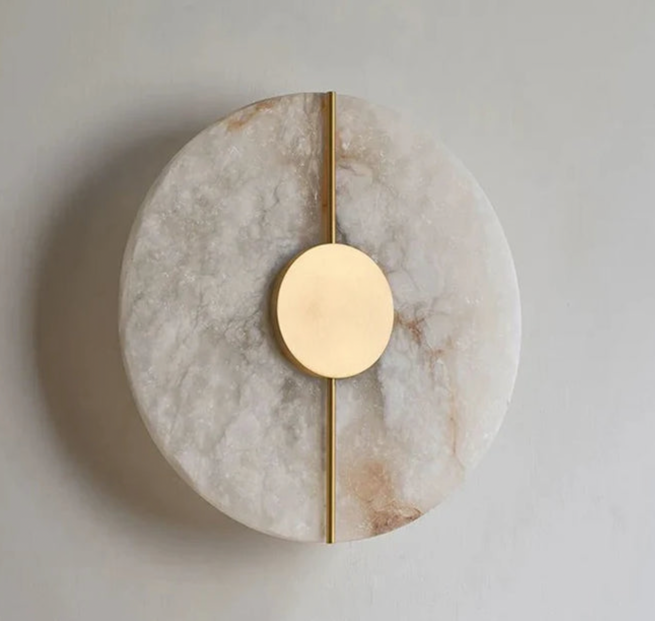 Roma Marble Round Wall Lamp