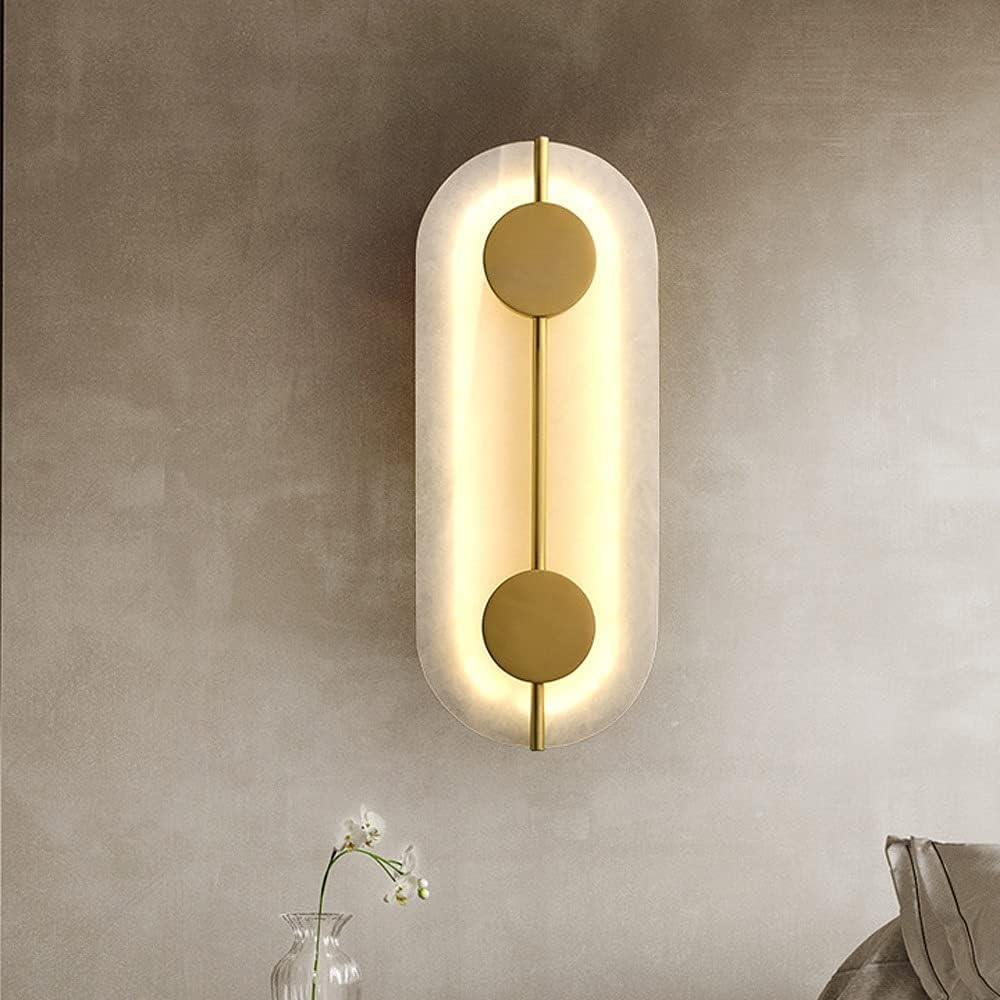 Roman Marble Ellipse Wall Lamp