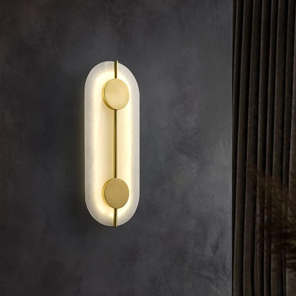 Roman Marble Ellipse Wall Lamp