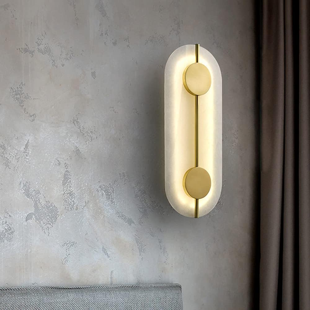 Roman Marble Ellipse Wall Lamp