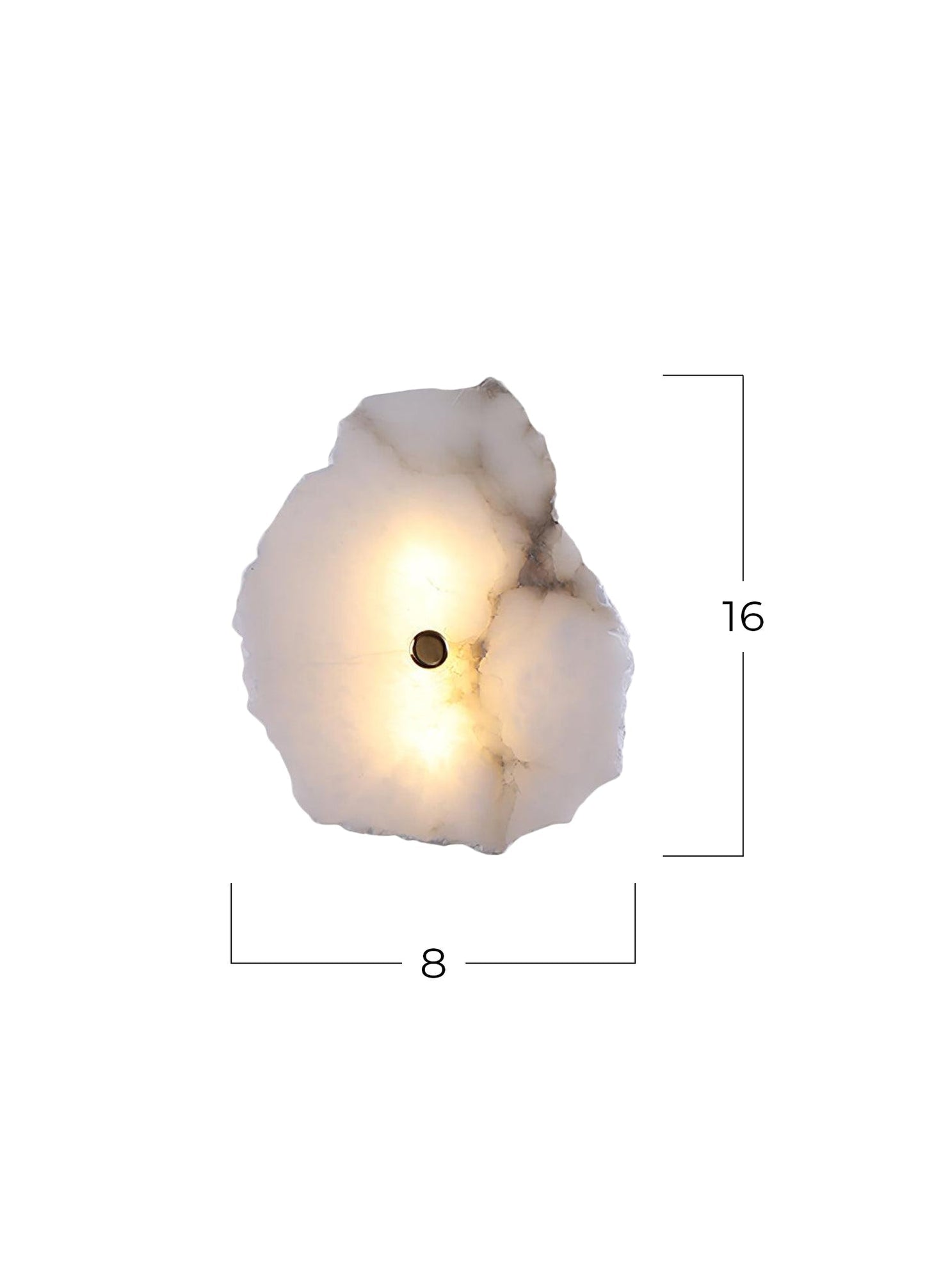 Juliet Single Marble Wall Lamp