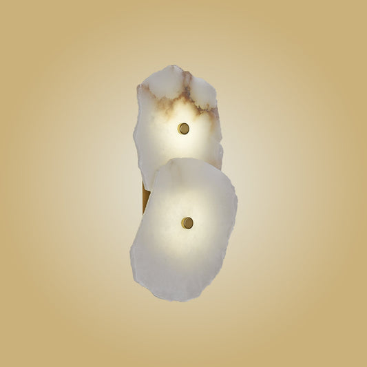 Juliet Double Marble Wall Lamp