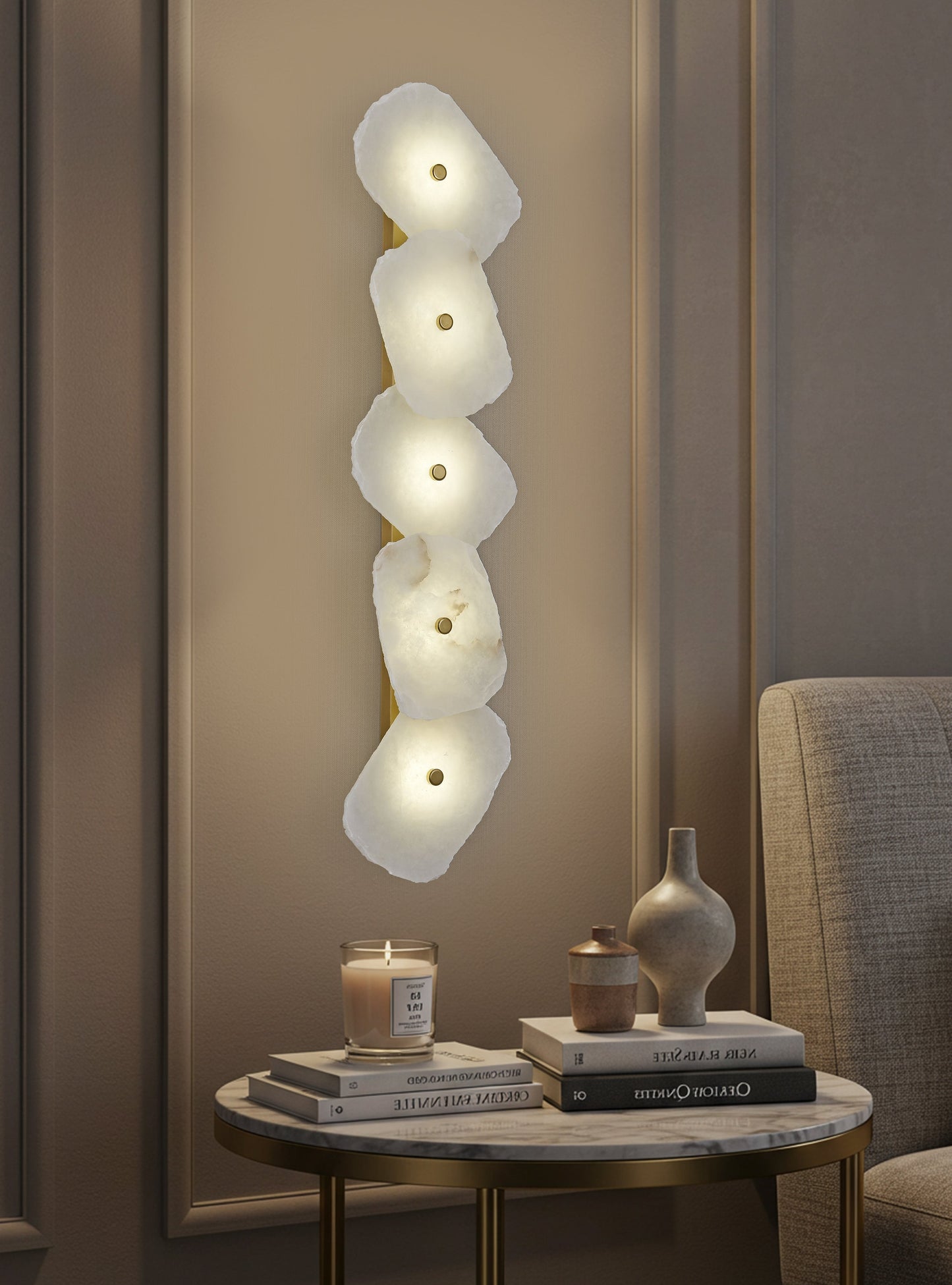 Juliet Five Marble Wall Lamp
