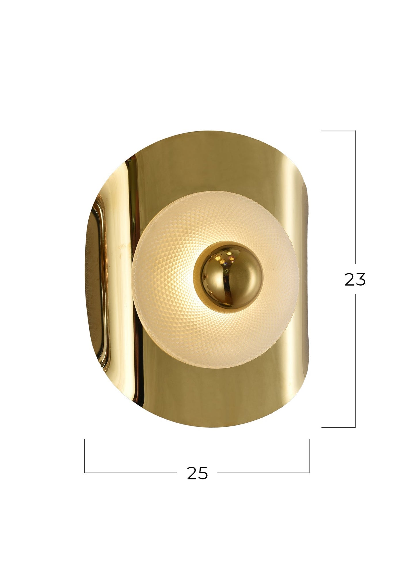 Delta Curve Wall Sconce Platinum Black