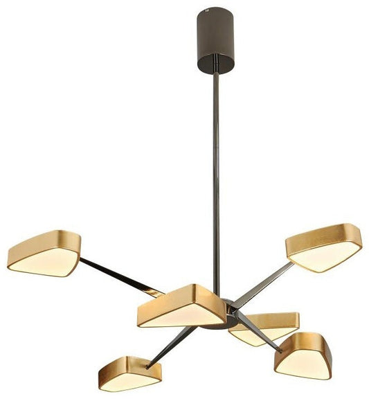 Triangular Arm Helicopter Chandelier with Internal LED