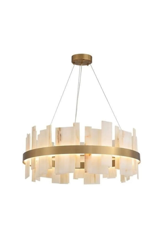 Stockholm Marble Round Chandelier