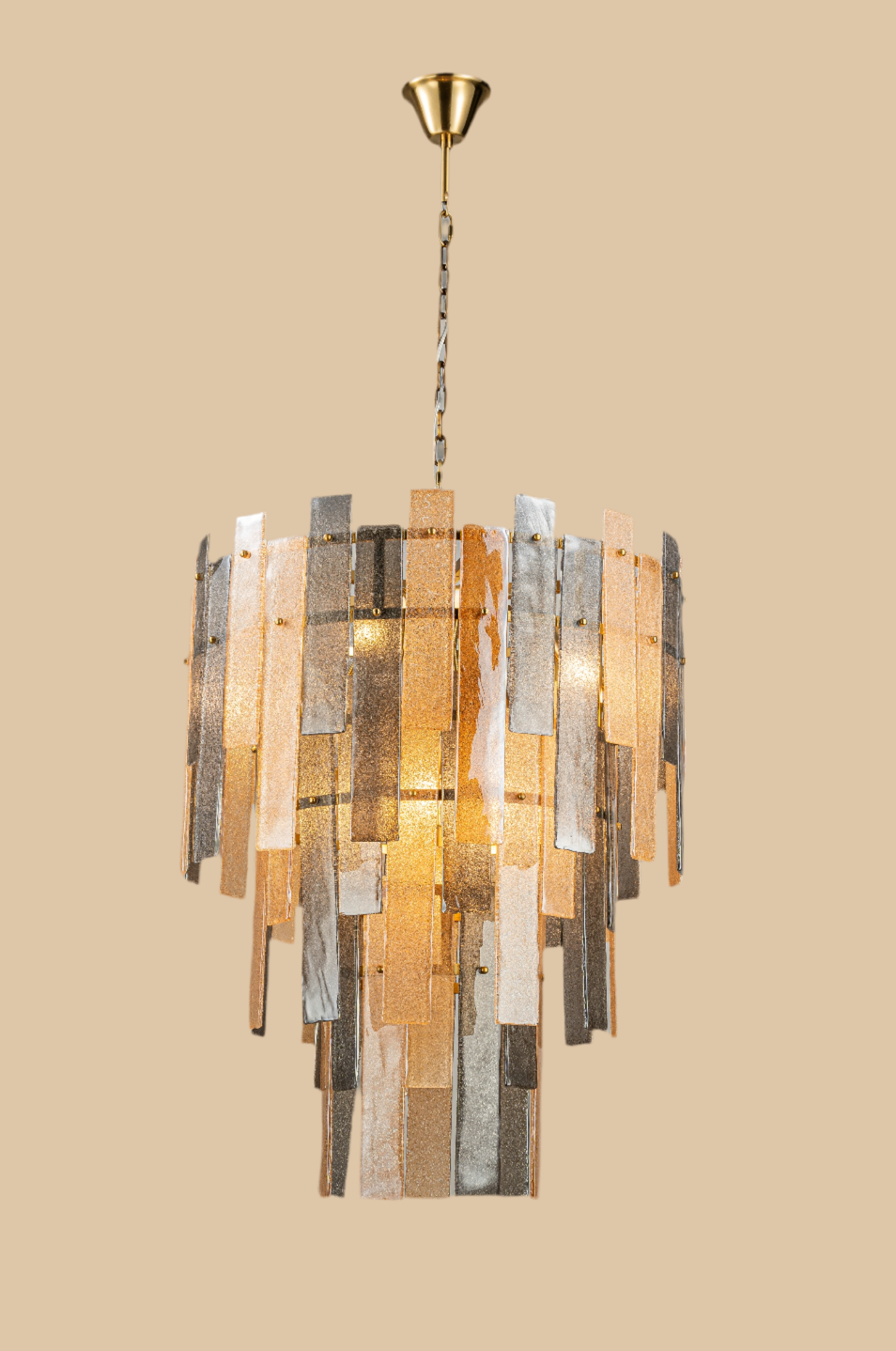 Leiden Glass Round Chandelier