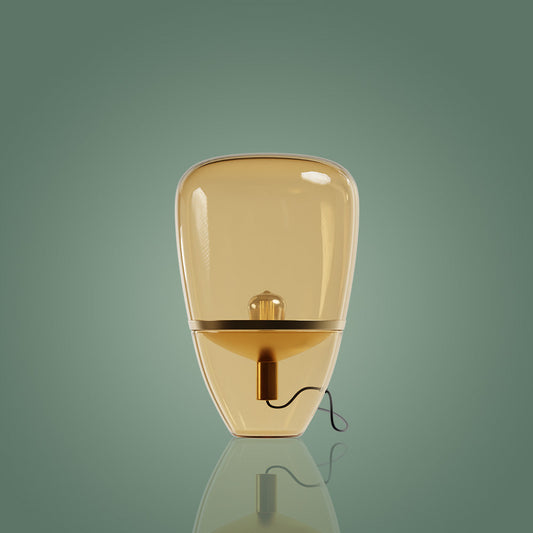 Fungi Amber Table Lamp