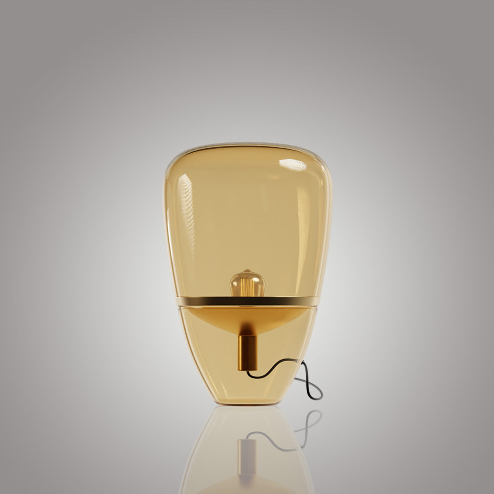 Fungi Amber Table Lamp