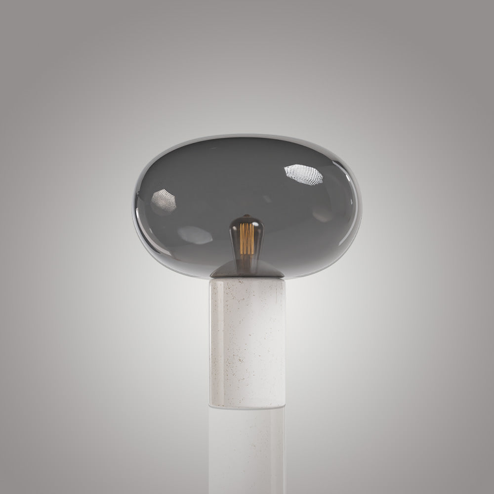 Otto White Marble Table Lamp
