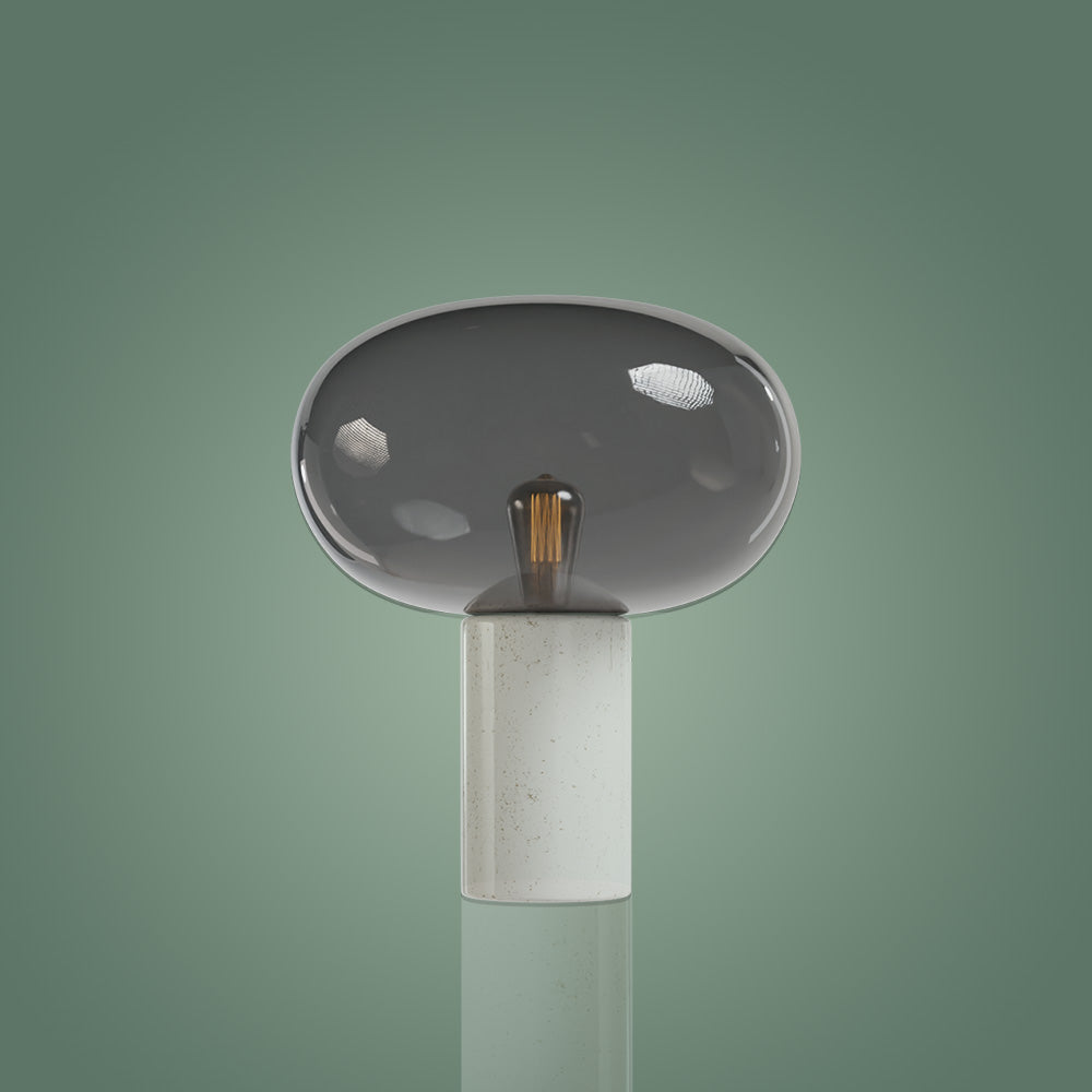 Otto White Marble Table Lamp