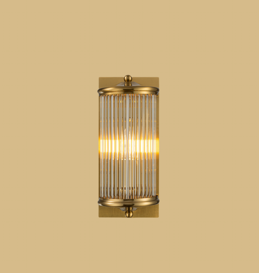 Kensington Rod Glass Wall Sconce Rich text editor
