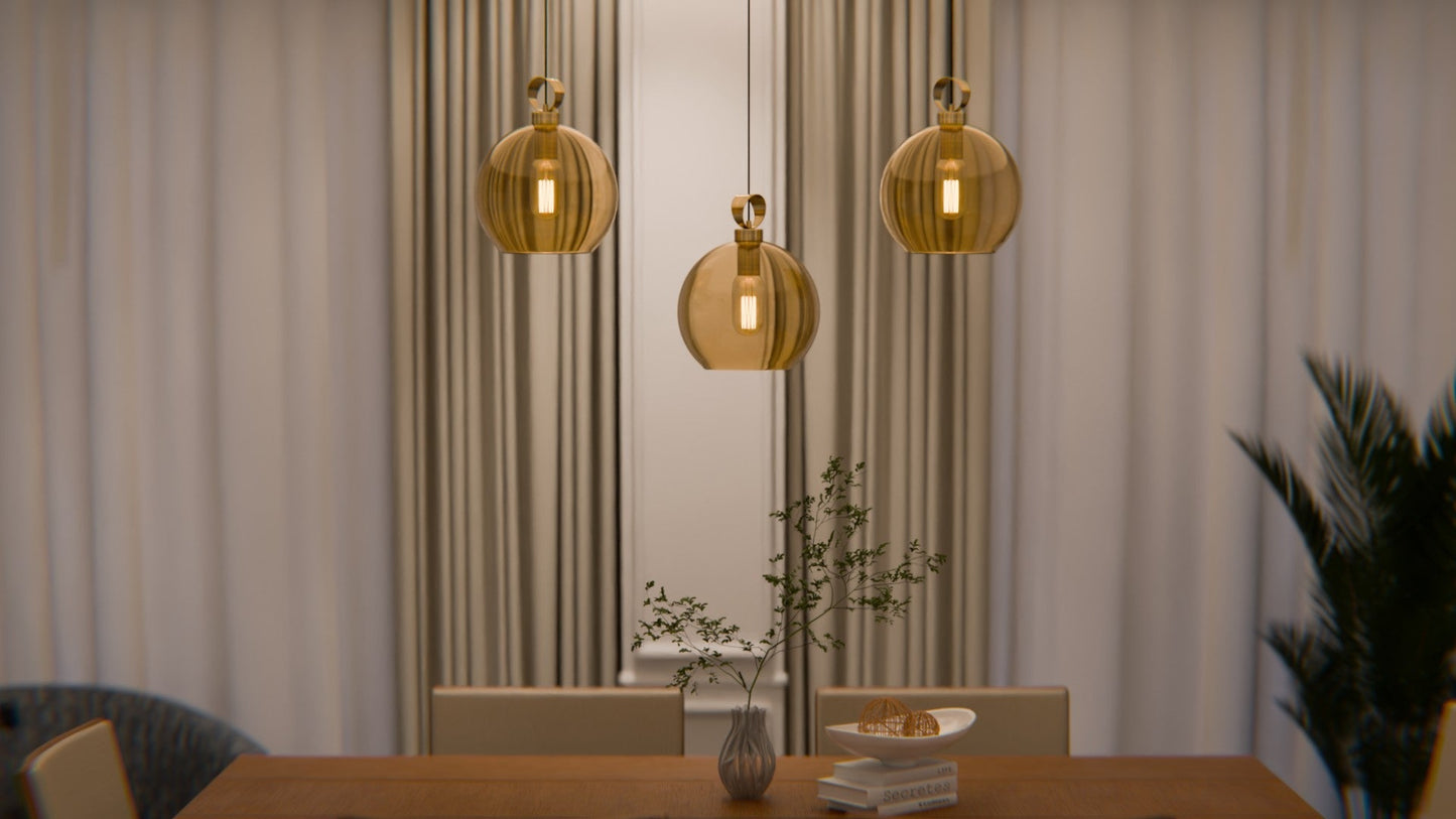Globe Brass Detailed Triple Set - Linear