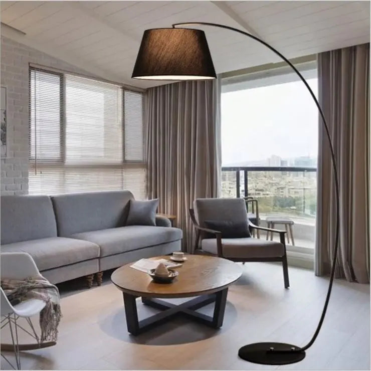 Nora Black Floor Lamp