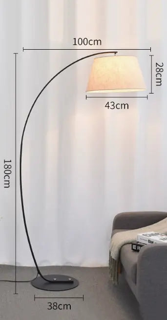 Nora Black Floor Lamp
