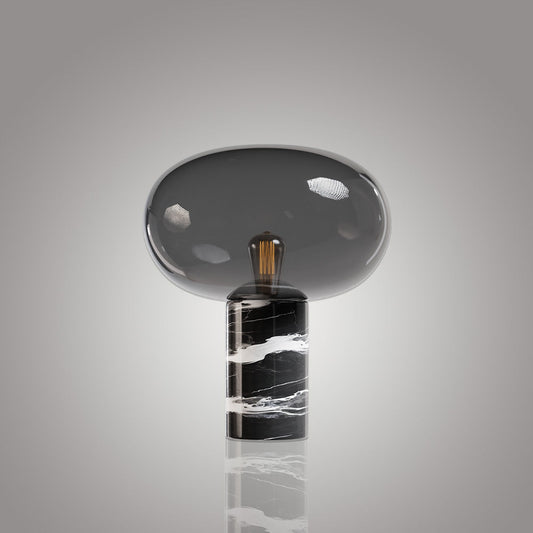 Otto Black Marble Table Lamp