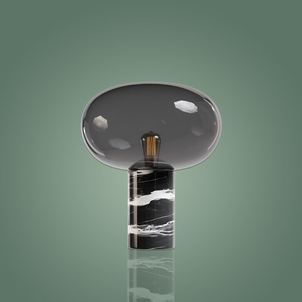 Otto Black Marble Table Lamp