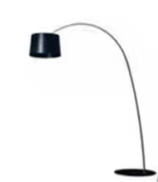 Vera Black Fishing Line Floor Lamp