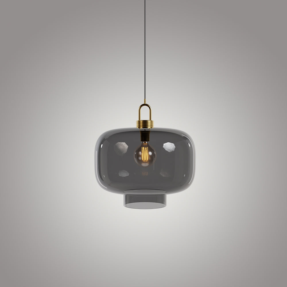 Baku Glass Pendant - Honey