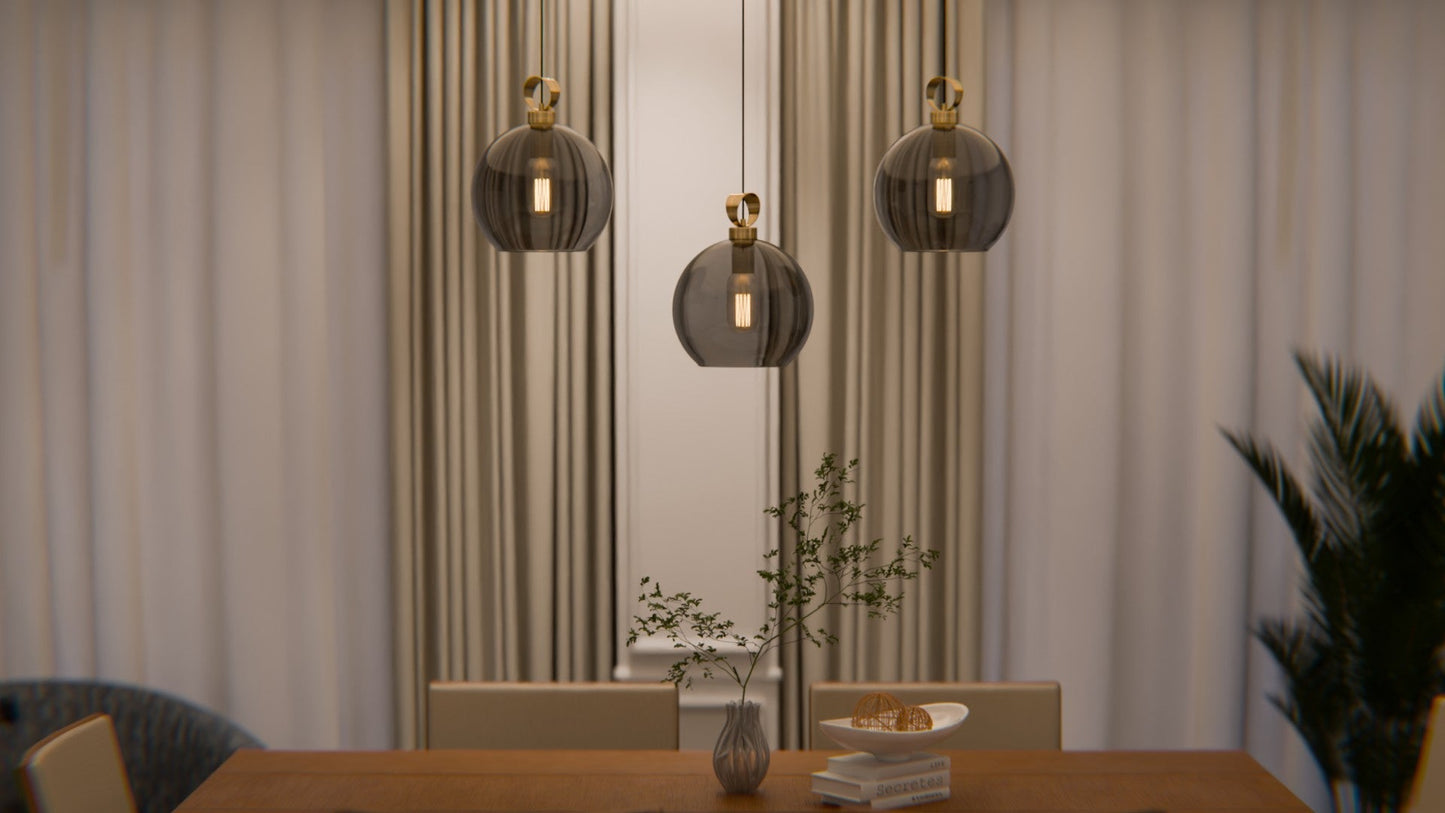 Globe Brass Detailed Triple Set - Linear