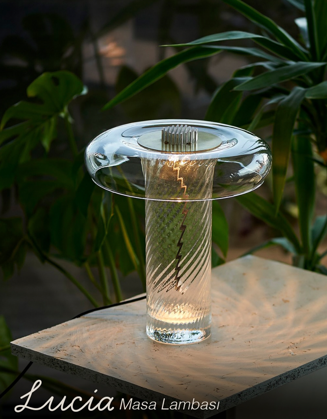 Lucia Glass Table Lamp