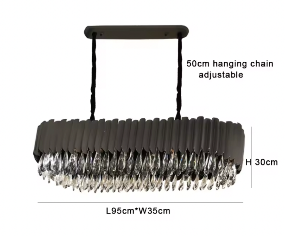 Spear 95 cm Linear Chandelier