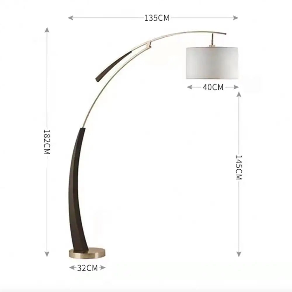 Skog Fishing Rod Floor Lamp