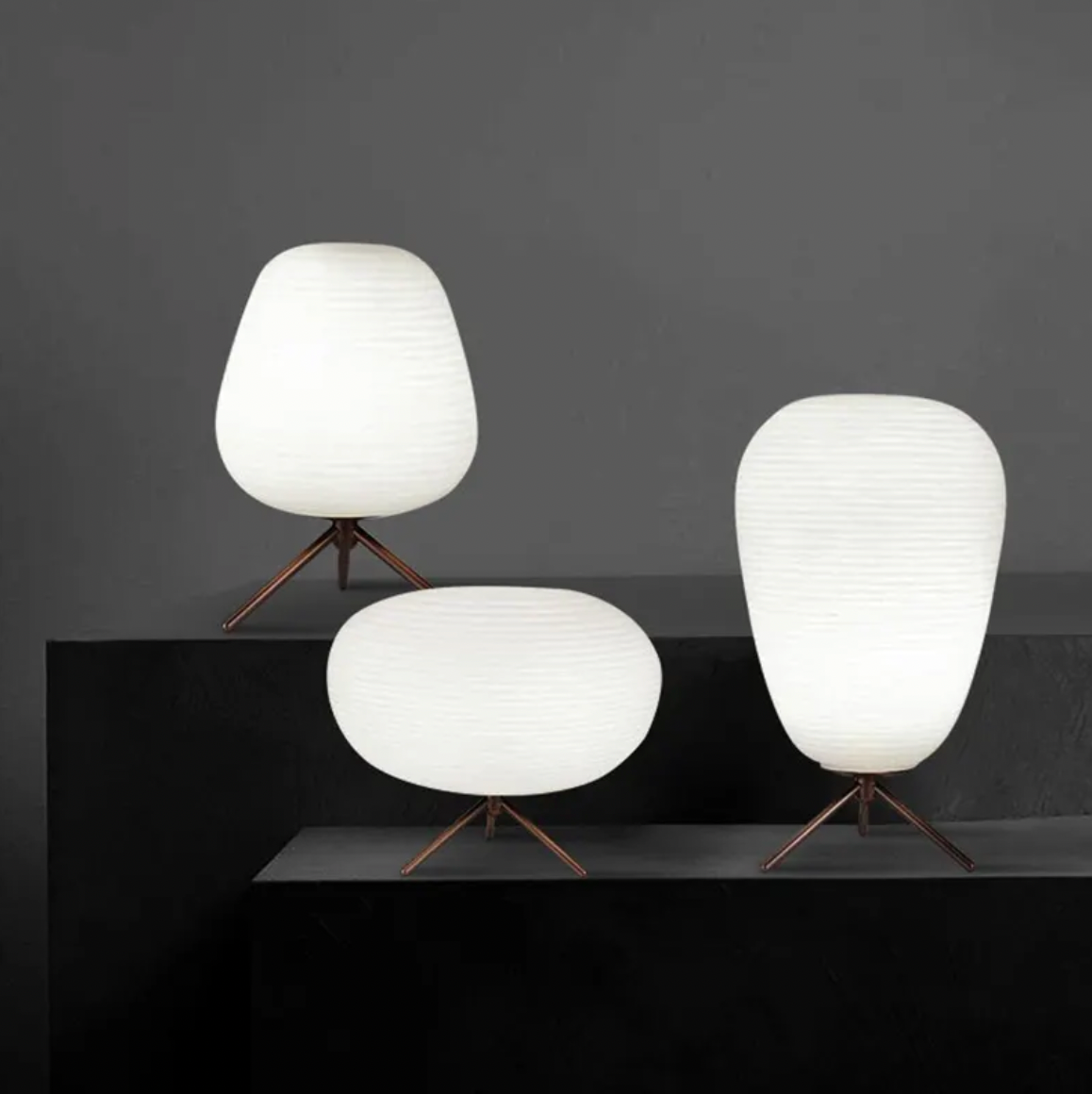 Trio Table Lamp - A & B & C