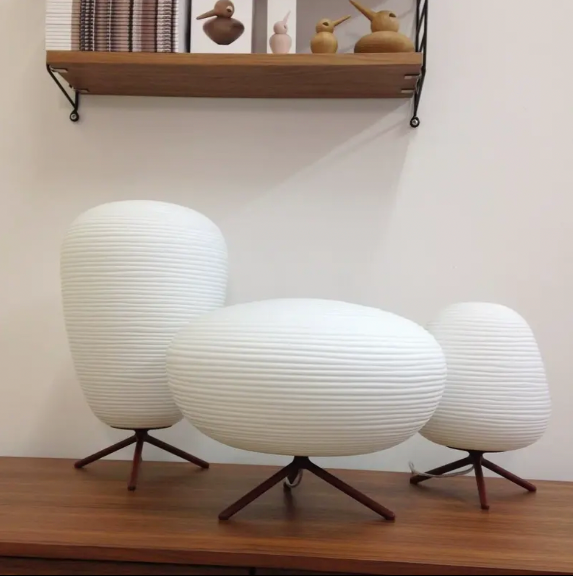 Trio Table Lamp - A & B & C