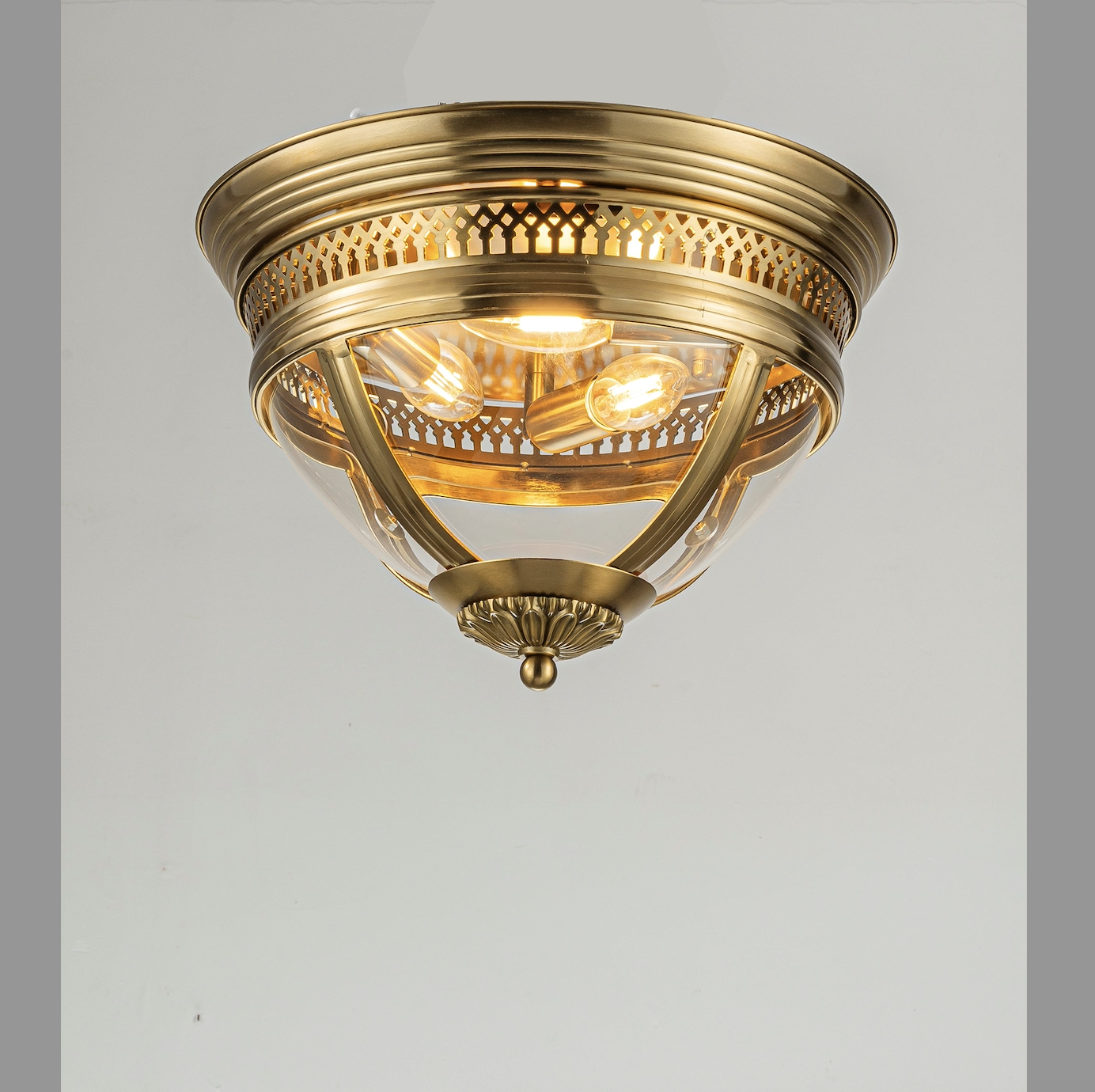Utah Glass Ceiling Lamp