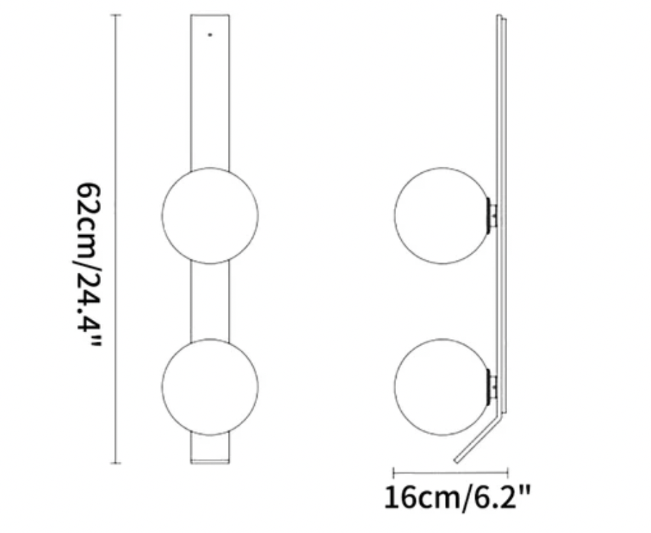 Firenze Double Wall Lamp